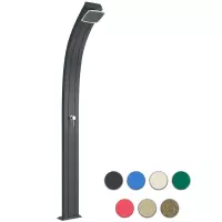 Doccia solare da giardino SPRING CURVA 30 LITRI in alluminio