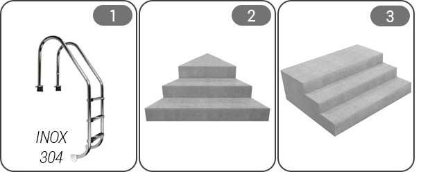 Accessori ed optional per piscina interrata Italika