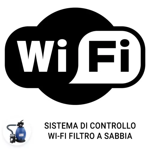 Sistema di controllo Wi-Fi per filtro a sabbia