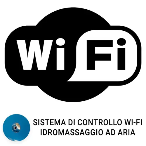Sistema di controllo Wi-Fi per idromassaggio ad aria