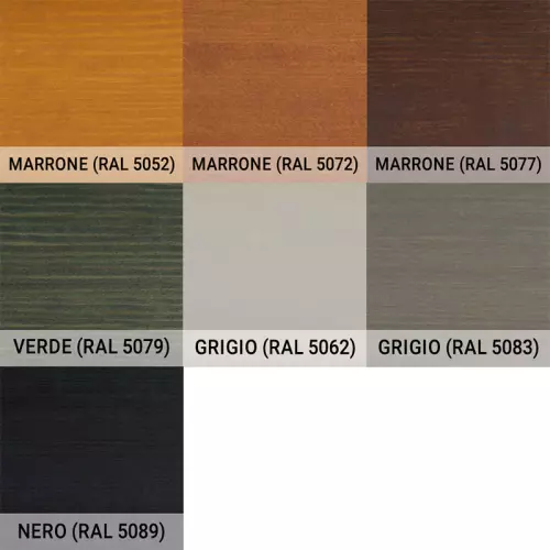 Impregnazione legno tinozza in varie colorazioni