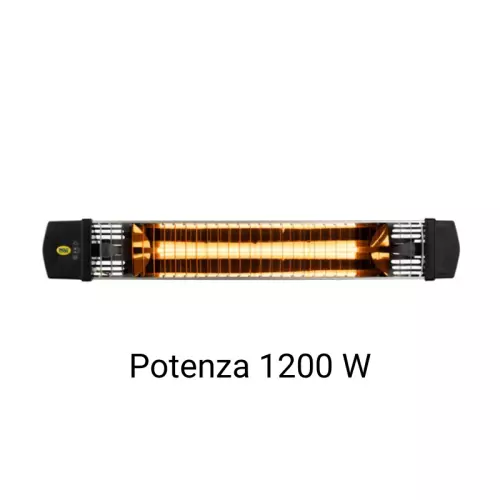 Riscaldatore a raggi infrarossi a onde corte elettrico IRIS - 1200 W