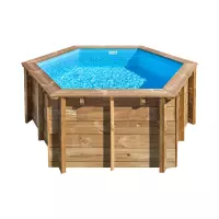 Piscina in legno Gre LUCY Connect - Ø 2,80 x h 1,07 m
