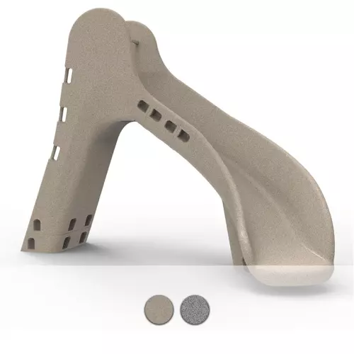 Scivolo piscina curvo JOY h 1,50/1,80 m