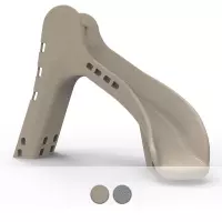 Scivolo piscina curvo JOY h 1,50/1,80 m