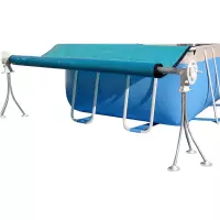 Rullo avvolgitore telescopico per piscine da 2,65 a 3,90 m di larghezza