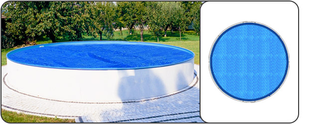 Copertura isotermica&Acirc;&nbsp;BUBBLE blu a doppio strato&Acirc;&nbsp;di polietilene per piscina Clio