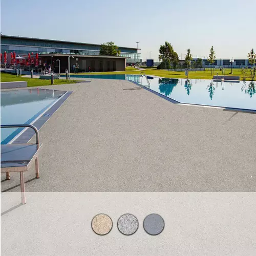 Pavimento pvc per piscine e zone umide ALKORPLAN DECKING, in rotoli da 21 x 1,65 m - 34,65 m²