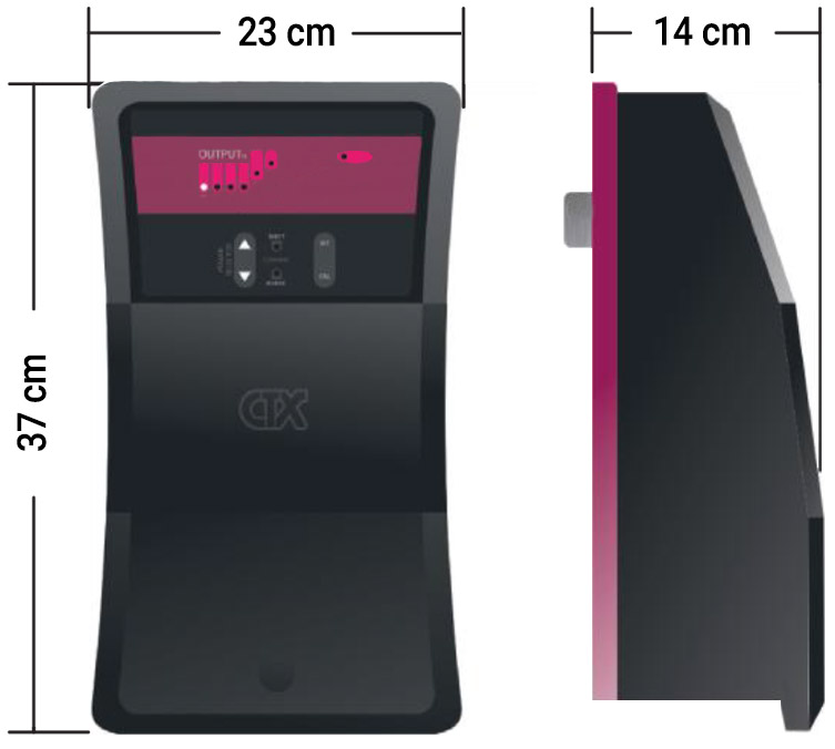 Sterilizzatore CTX Go Salt dimensioni