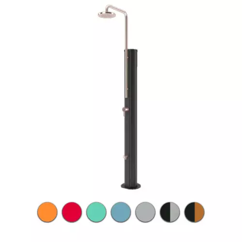 Doccia solare piscina con lavapiedi CHROME in acciaio 304 Astralpool