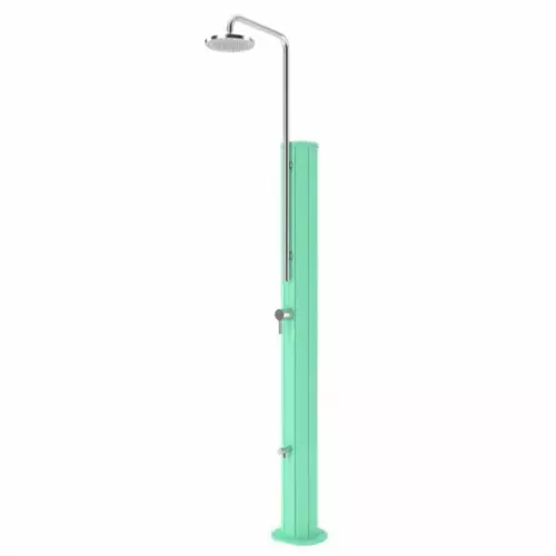 Doccia solare piscina con lavapiedi CHROME in acciaio 304 Astralpool : Verde