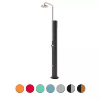 Doccia solare piscina con lavapiedi CHROME in acciaio 304 Astralpool