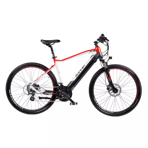 Bicicletta elettrica MTF Cross 4.4 con 3x8 velocità, ruote 28" e Autonomia 110 km - Telaio 20"