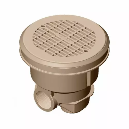 Scarico di Fondo NORM Astralpool Ø 190 mm per Piscine rivestite con liner : Scarico di Fondo NORM Astralpool Ø 190 mm - Beige