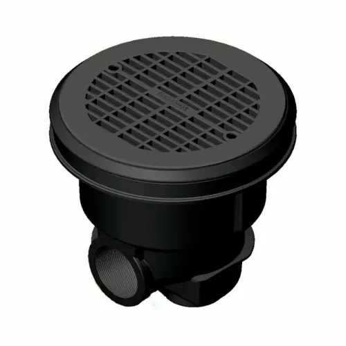 Scarico di Fondo NORM Astralpool Ø 190 mm per Piscine rivestite con liner : Scarico di Fondo NORM Astralpool Ø 190 mm - Grigio Antracite