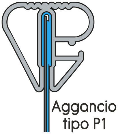 Telo Rivestimento Liner per piscina ovale aggancio P1