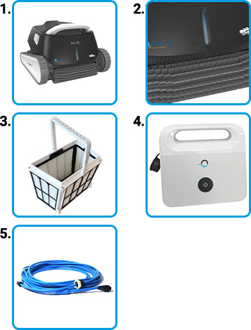 Materiale incluso Robot piscina Dolphin Mr. 30 by Maytronics
