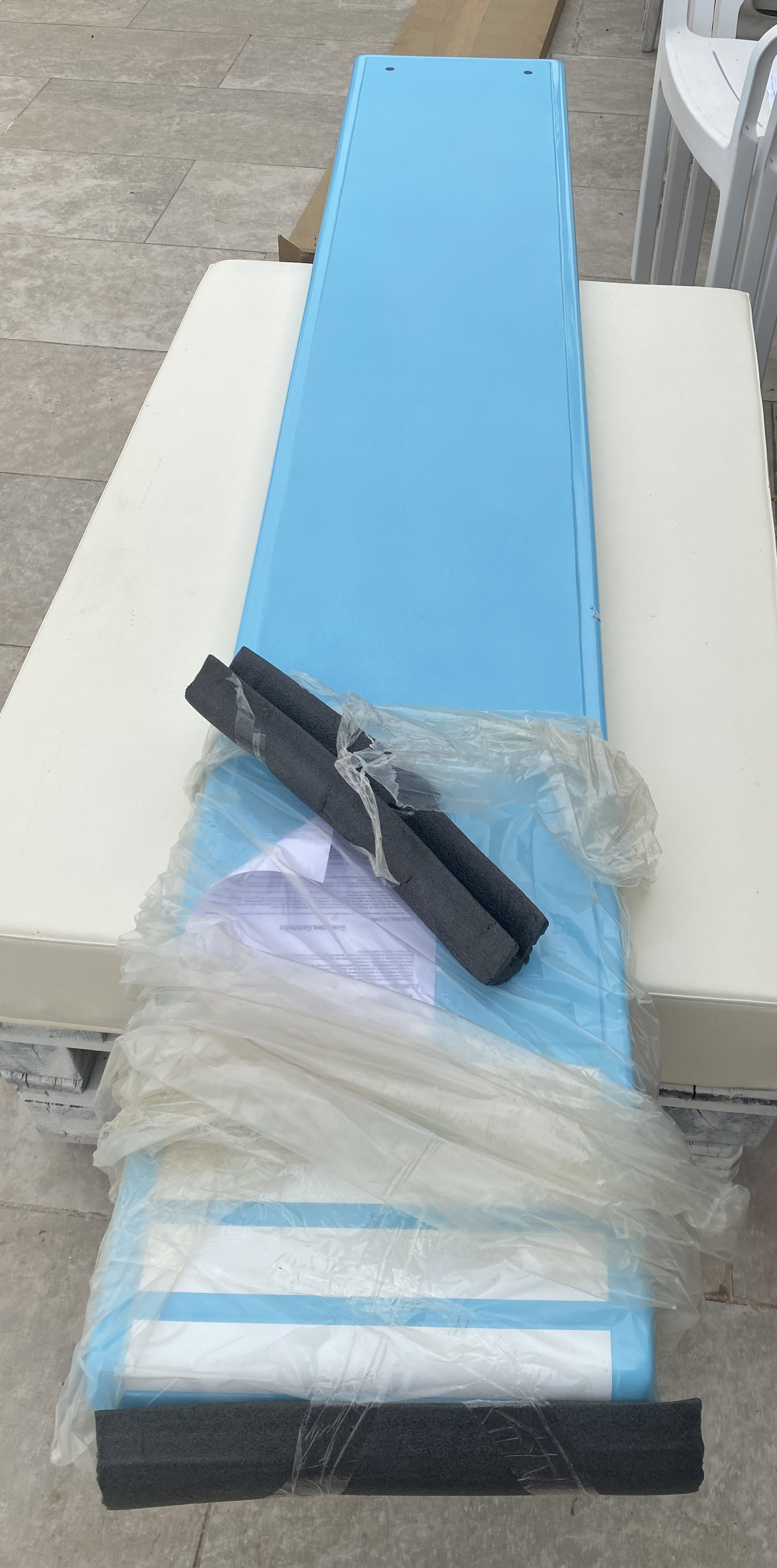 Tavolo per trampolino di ricambio danneggiata