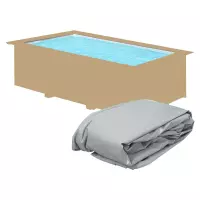 Liner di ricambio grigio per piscine in legno NORTHWOOD rettangolari, varie misure