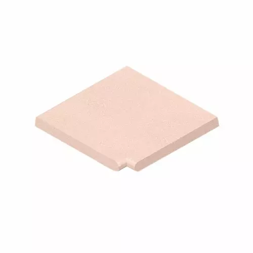 Bordo piscina piatto Bianello ANGOLO RETTO - Rosa