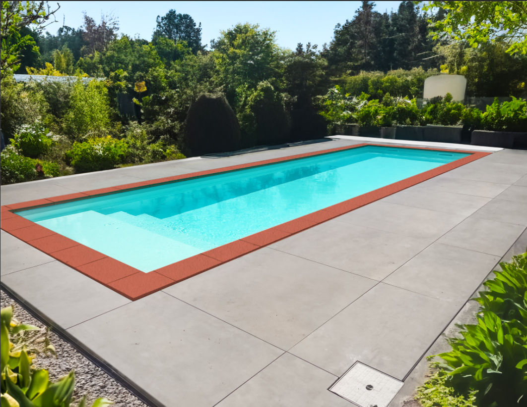 Bordo piscina cotto Bianello