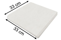 Bordo piscina Granitus BIANCO Angolo rovescio