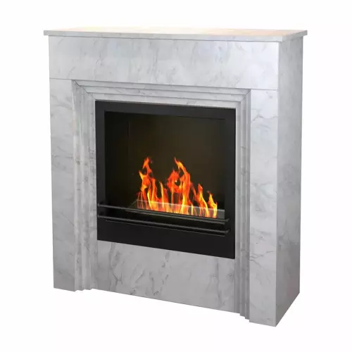 Camino a bioetanolo da terra BELLINI 3,2 kW : Bianco effetto marmo