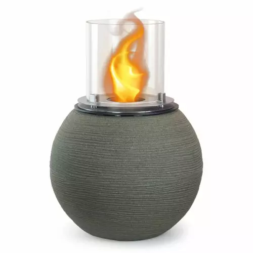 Braciere a bioetanolo BOTTICELLI 3,2 kW : Braciere da giardino BOTTICELLI - Verde salvia