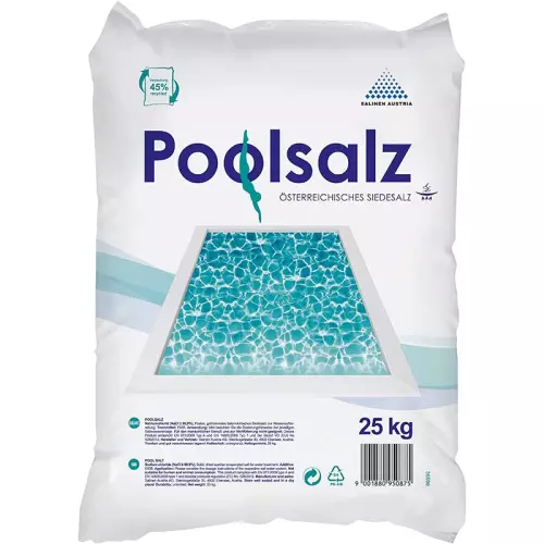 Sale per piscina ricristalizzato fino Poolsalz - Sacco da 25 Kg