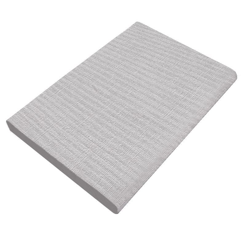 Bordo piscina Velluto GRIGIO DRITTO