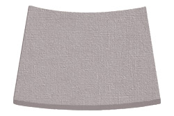 Bordo piscina Velluto GRIGIO VINTAGE a Raggio Rovescio