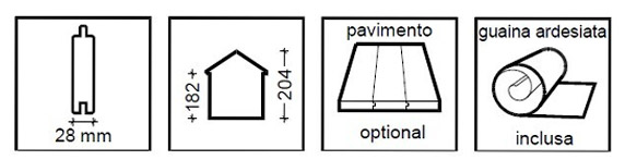 Caratteristiche casetta Stelvio Caratteristiche casetta Stelvio