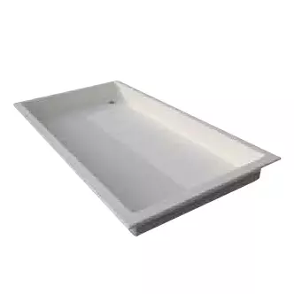 Vaschetta lava piedi per piscina 80 x 100 x h20 cm