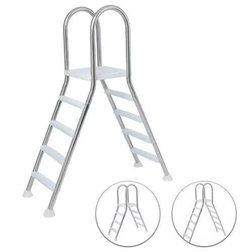 Scaletta PONTE in acciaio Inox 304L per piscine fuori terra