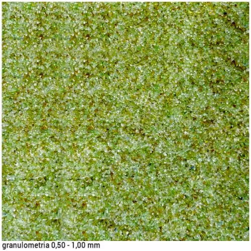 25 kg Vetro filtrante - granulometria 0,50 - 1,00 mm