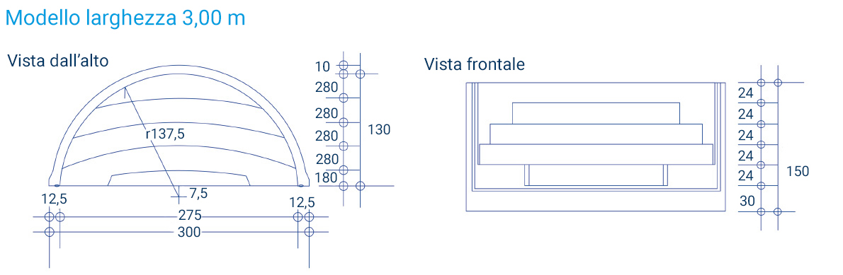 scala romana piscina