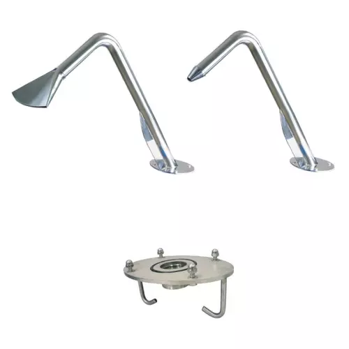 Cannone piscina ITHAKA Inox 316 con bocchetta Piatta o tonda