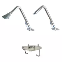 Cannone piscina ITHAKA Inox 316 con bocchetta Piatta o tonda