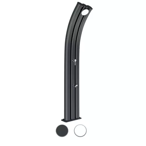 Doccia solare da esterno ENERGY PRO 75 LITRI, in alluminio con lavapiedi