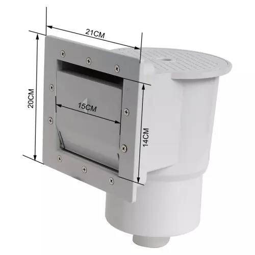 Skimmer esterno a Bocca Stretta per piscine rigide