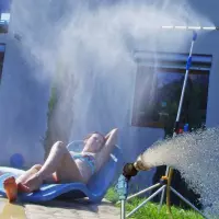 Asta nebulizzatrice portatile con soffione doccia Fresh