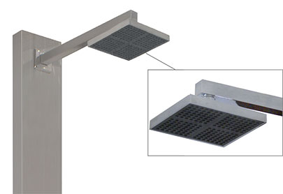 Doccia da esterno NIAGARA in acciaio 304