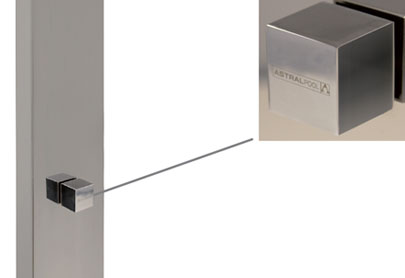 Doccia da esterno NIAGARA in acciaio 304