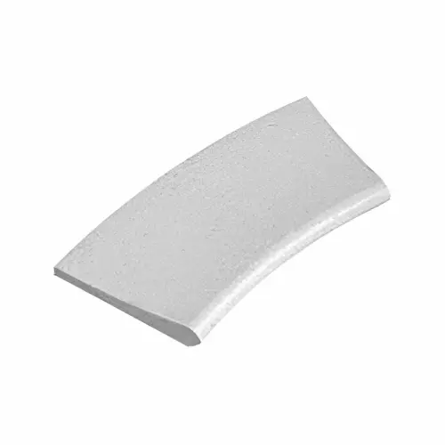 Bordo CURVO A RAGGIO Bianco sabbiato antiscivolo per piscina