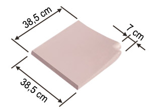 Standard Rosa Provenza liscio ANGOLO RETTO