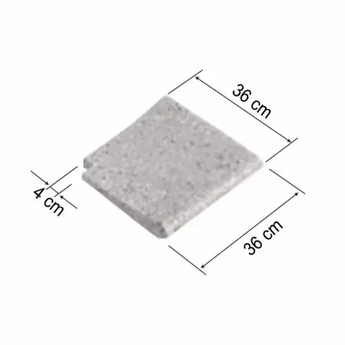 Bordo ANGOLO ROVESCIO 36 x 36 cm Grigio sabbiato antiscivolo per piscina