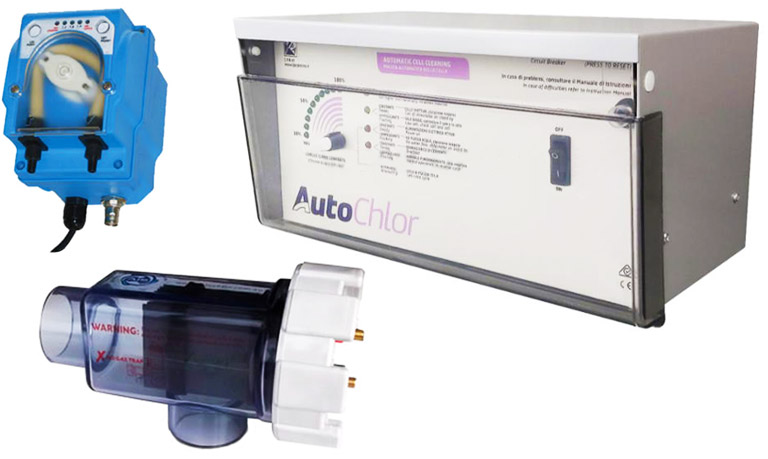 Autochlor sterilizzatore e regolaione ph